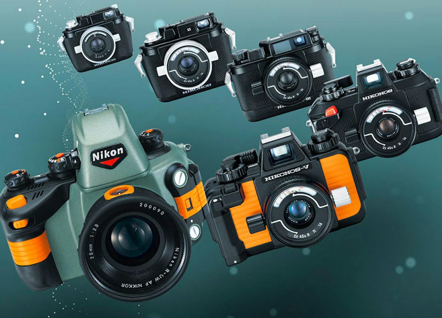 Nikonin sukelluskamerat olivat myyntimenestys aina niiden tuotannon lopettamiseen vuonna 2001 asti. Nikonos oli ensimmäinen veden alla kuvaamiseen kehitetty peilikamera.